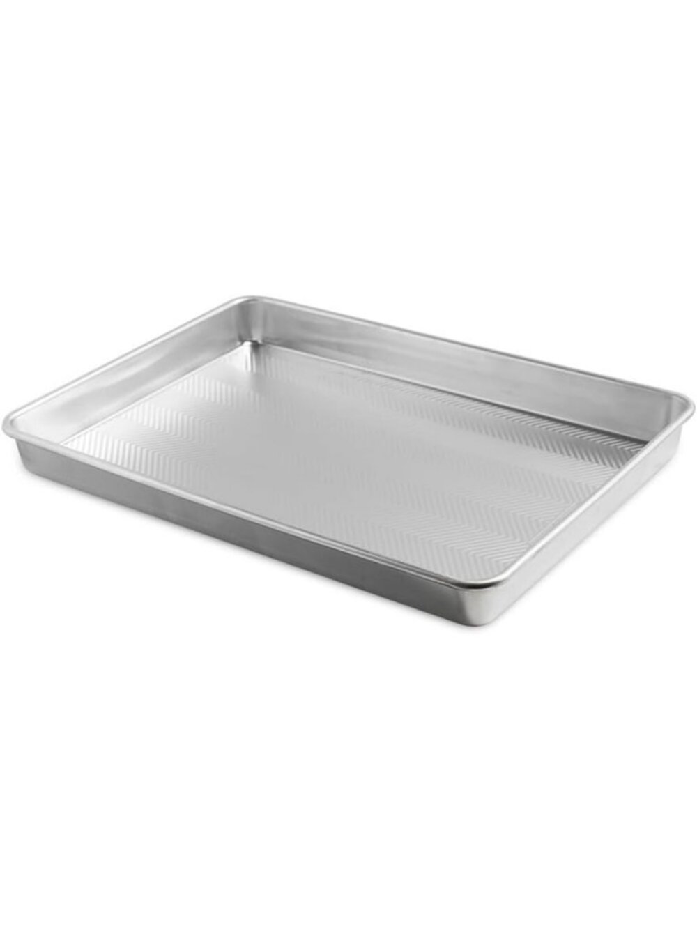 Extra Large 21x15 Baking Pan - Textured Aluminum for Roasting, Baking & Broiling